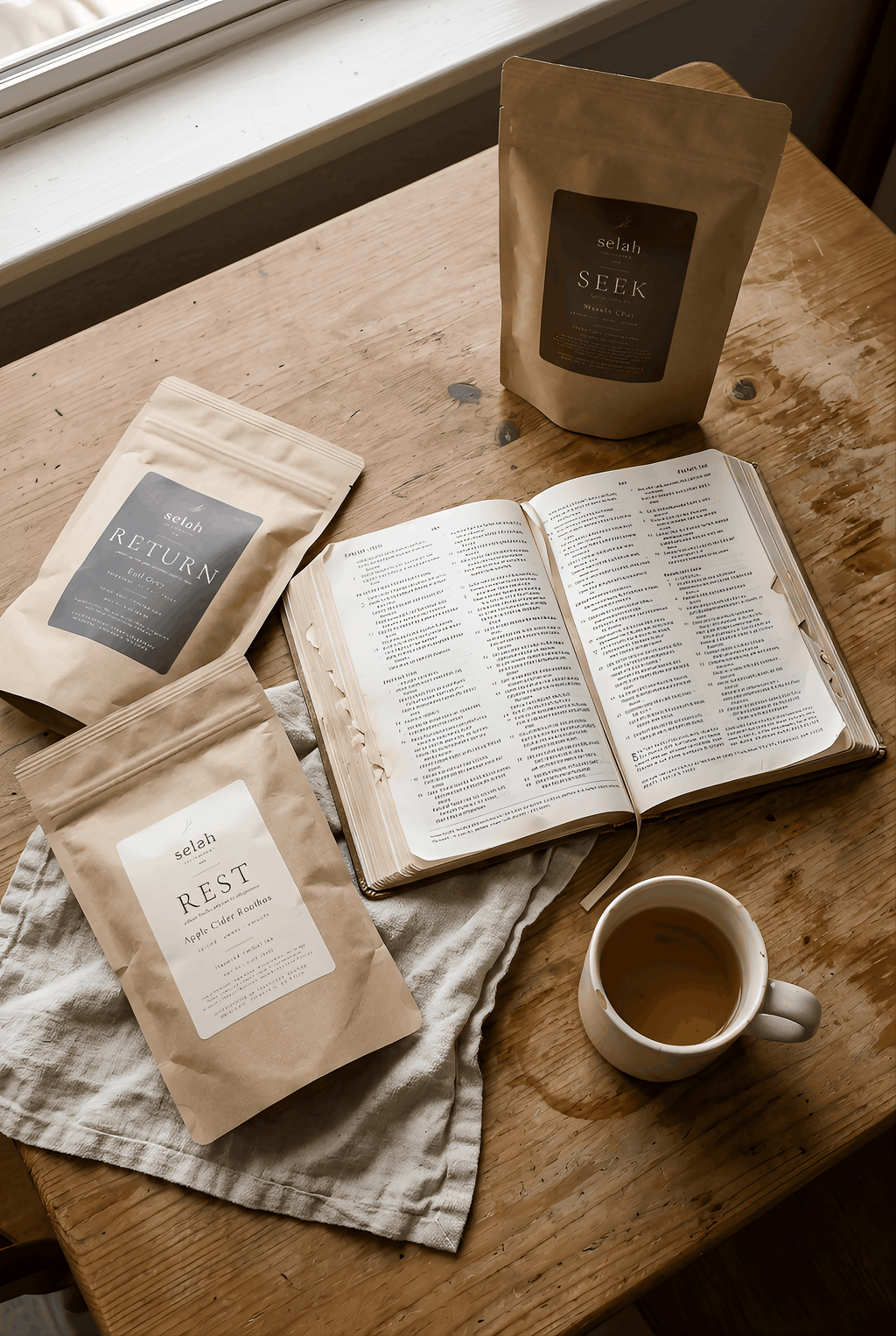 Set de regalo de té en hebras de otoño | Paquete de ritual de 3 tés